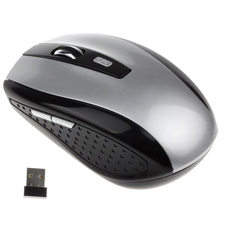1pc High Quality 2.4G USB Red Optical Wireless Mouse 6D For Computer Laptop Gaming Mice Ergonomically-designed Wireless Mouse