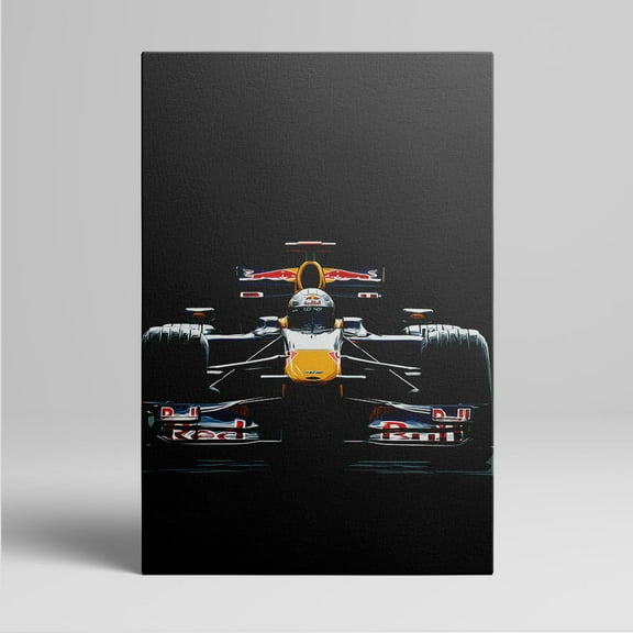 1pc High - speed Formula One Racing Car Canvas Wall Art, framed Decor room hanging Wall Picture Decor for Home Gifts, living room, bathroom, bedroom, kitchen wall art decor canvas wall art