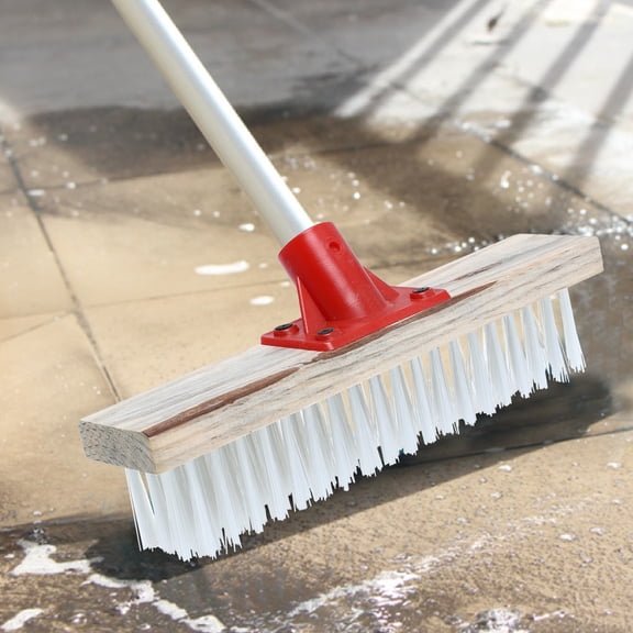 1pc Home Floor Brush Replacement Head Stiff Bristles Broom Head Scrub Brush Replacement