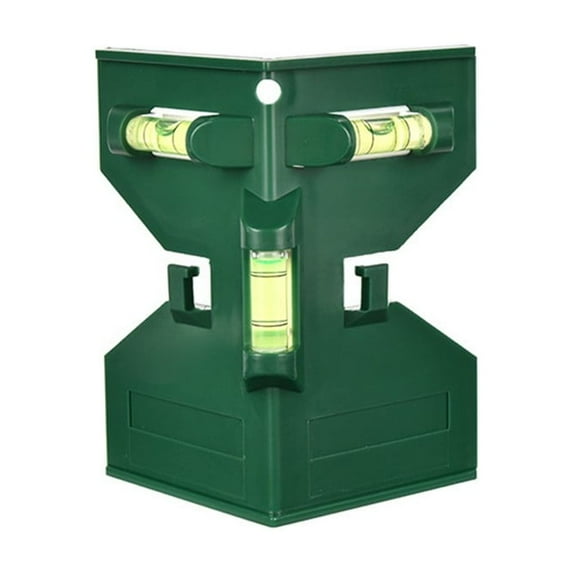 1pc Horizontal Fence Post Pipe Magnetic Vertical Level Angle Meter with 3 Levels