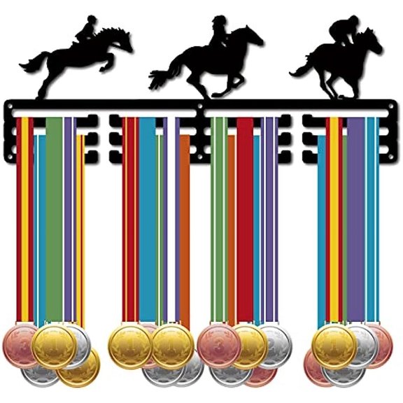 1pc Horsemanship Medal Hanger Display Sports Over 60+ Medals Award