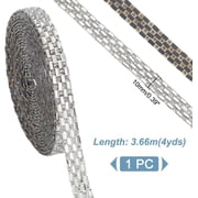 1pc Hotfix Rhinestone Self Adhesive Resin Rhinestone Trimming Rectangle 10mm about 4yard/pc