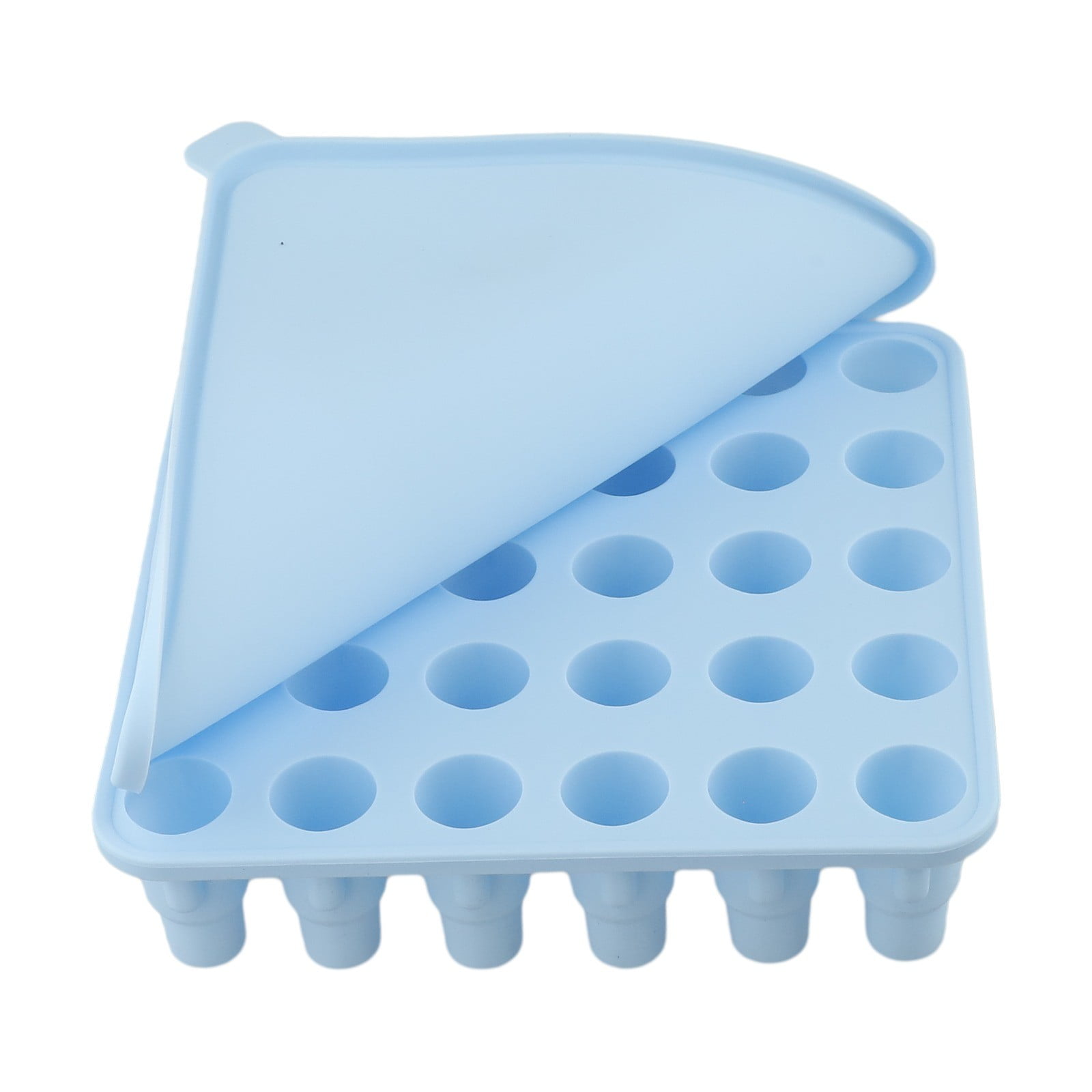 1pc Ice Cube Tray Silicone Block Molds with Lid Kitchen Tool barware ...