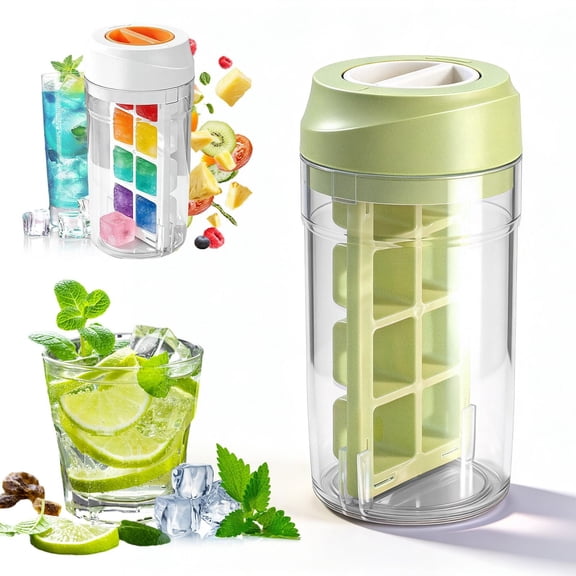 1pc Ice Mold Kitchen Ice Grid Ice Mold For Baby Food Freezing Green