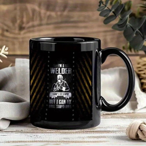 1pc Industrial Style Humor Ceramic Mug I m a I Didn t Supervise Anything Funny Design Durable Dishwasher Coffee Tea Beverages Family Friends