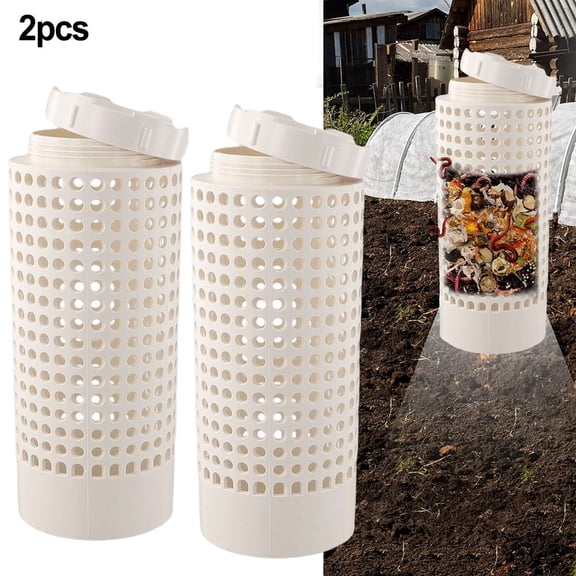 1pc Inground Worm Farm Composter Bin For Raised Garden Beds And Yards SpaceSaving Insect Composting Bin For Garden And Lawn Care
