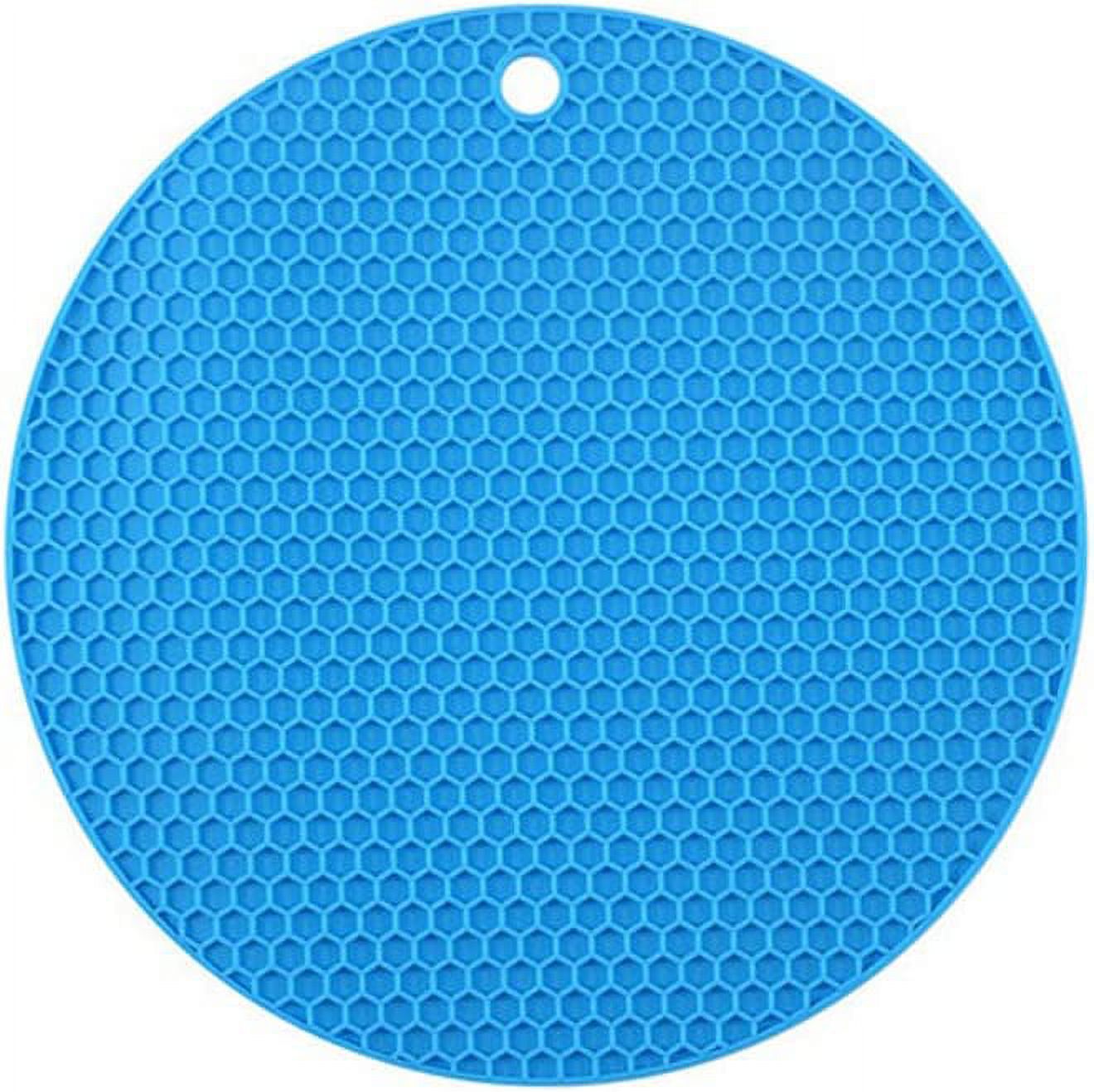 1pc Insulation Pad Silicone Reusable Square Round Trivet Multipurpose