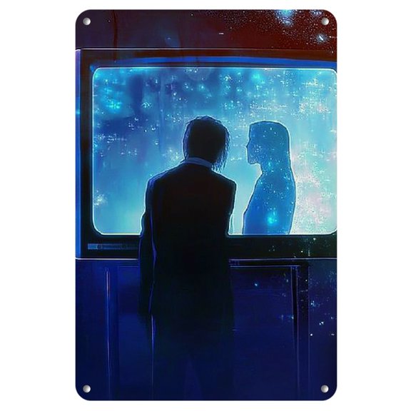 1pc, Iron Art Painting, 8x12inch, Comic Style, Frameless, Wall Decor, Artist Drawing Set, Craft Supplies