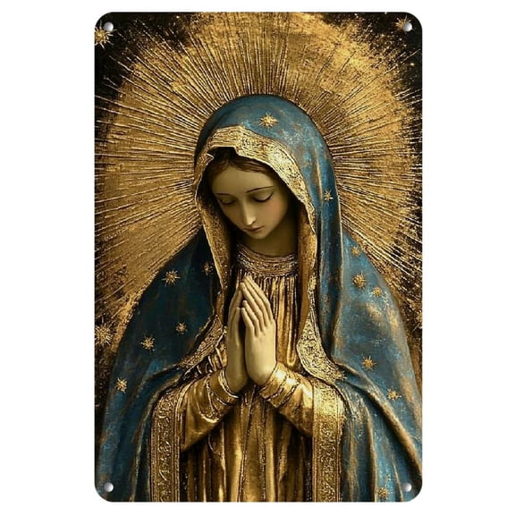 1pc Iron Metal Sign, Home Decor with Religious, Farmhouse Wall Art, Christian Gifts, Plaque for Church, and Mexican Kitchen Wall Decor