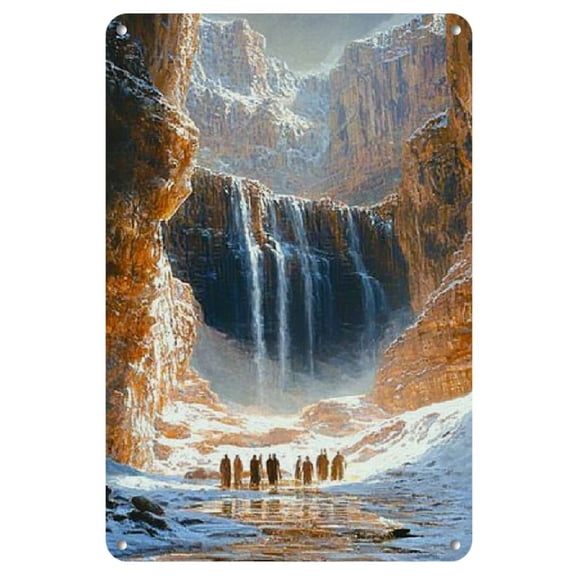 1pc Iron Metal Square Wall Art, Archaeological Exploration Theme, Realistic Future Archaeology Discoveries, Living Room Bedroom Office Decor