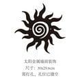 thumbnail image 1 of 1pc Iron Wall Art Decorations for Front Porch Living Room Kitchen Matte Style Sun 296x300x1mm, 1 of 1
