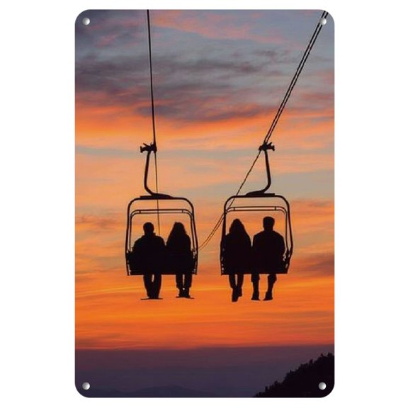 1pc Iron paintings Wall Art Decor For Home romantic adventure4 Home