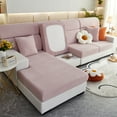 thumbnail image 1 of 1pc Jacquard Sofa Slipcover Twill Pattern Elastic Sofa Covers Furniture Protector for Bedroom Office Living Room Home Decor, 1 of 10