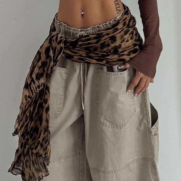 1pc Jazz Dancing Butt Curtain Scarf Exotic Ethnic Style Shawl Scarf Multifunctional Belt Additions Retro Niche Waist Chain