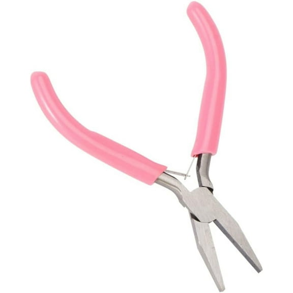 1pc Jewelry Wire Multipurpose Tool Round Nose Pliers Handmade Earrings Hand Jewelry Ring Kit Winding Needle Nose Pliers Curved Pliers Work Pink Variety Copper Wire Pliers