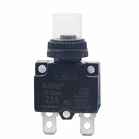 Genuine KUOYUH (23A) 88 Series 125/250VAC 32VDC 50/60Hz Thermal Overload Circuit Breaker (23A)