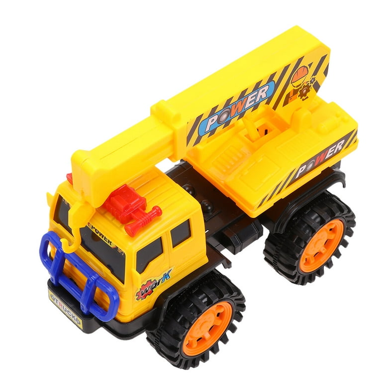 1pc Kids Car Toy Plastic Crane Toy Crane Model Toys Funny Engineering Truck  Toy Early Educational Plaything (Middle Size) 