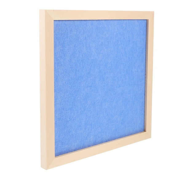 Blue DIY Message Board for Kids Synthetic Material Photo Display Board Ideal for Home Classroom 28x23 Inches