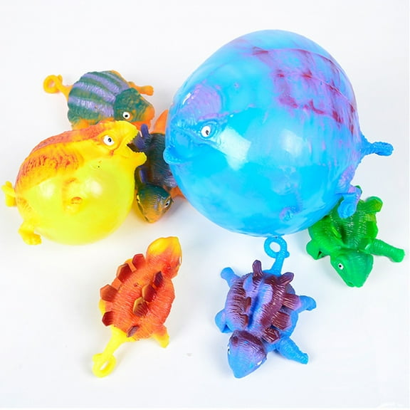 1pc Kids Funny Blowing Inflatable Animals Dinosaur Balloons Ball Novelty Toys