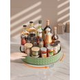 1pc Kitchen Multifunctional 360° Rotating Spice Storage Box, Desktop