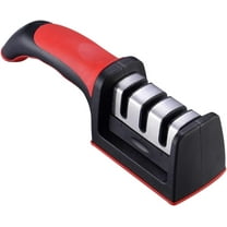 1pc Kitchen Sharpener Kitchen Slicker Steel Sharpener Home Sharpener Shapener for Kitchen Handle Shapener Whetstone Three Sections