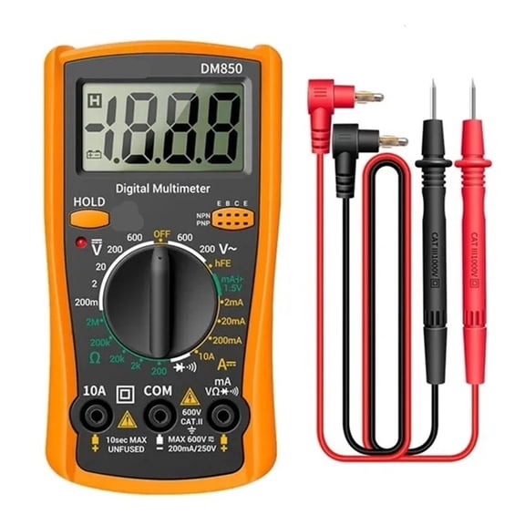 1pc LCD Display Digital Multimeter AC/DC Voltage Meter Amperemeter Multitester Diode Resistance ,Easy to Use