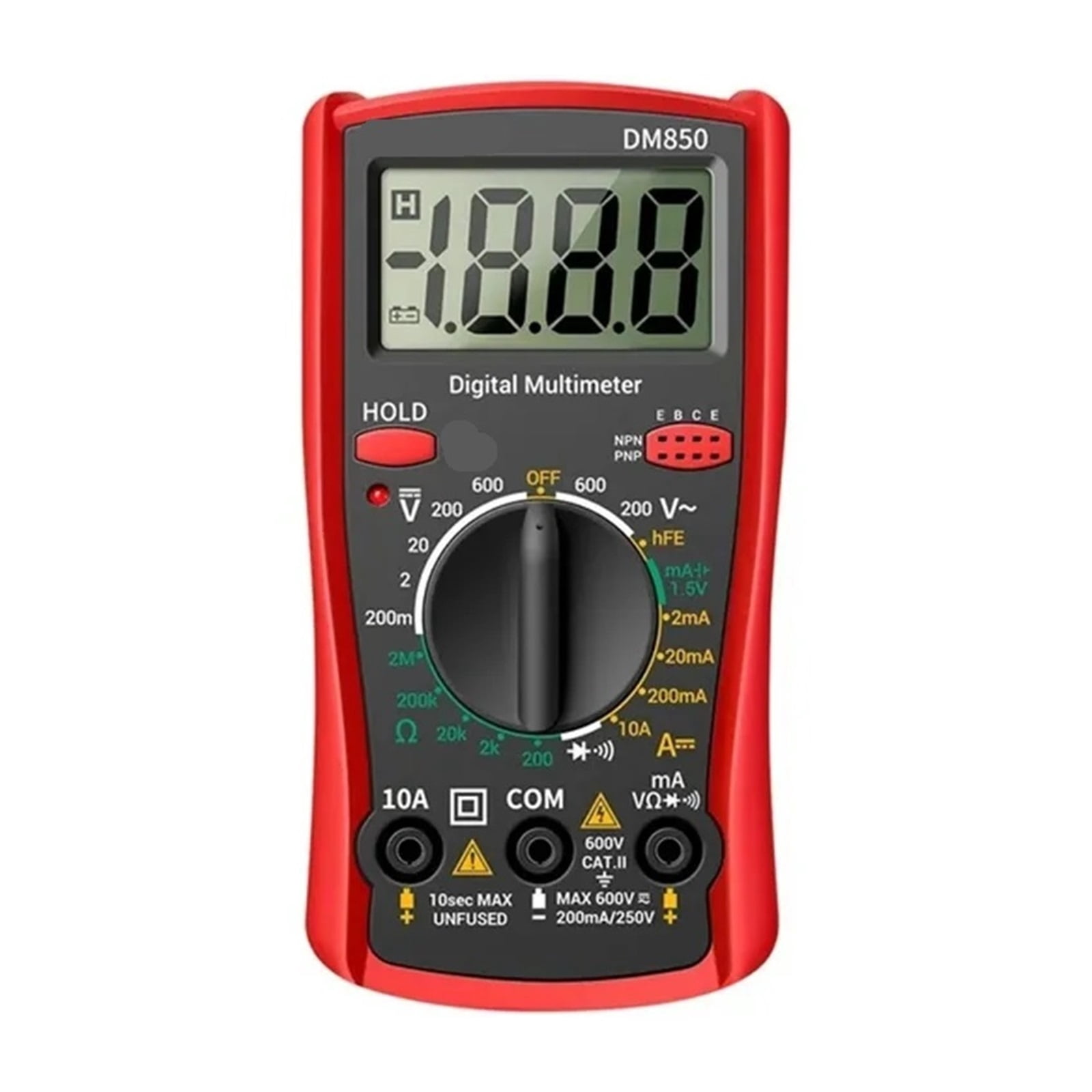 1pc LCD Display Digital Multimeter AC/DC Voltage Meter Amperemeter ...
