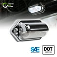 thumbnail image 1 of 1pc LED License Plate Light [SAE/DOT Certified] [Waterproof] [Heavy Duty] Convenience LED Courtesy Light for Trailers, RV, Trucks & Boats License Tags - Chrome Housing, 1 of 8