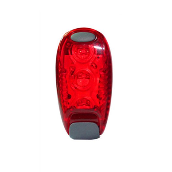 1pc LED Warning Flash Light - Multi-Color Strobe Reflector for Running, Cycling, and Pet Safety