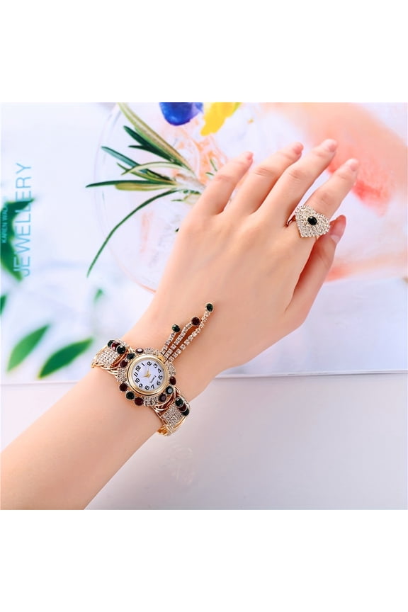 1pc Lady'S Exquisite Luxury Alloy Watch The Perfect Gift for Her Christmas, Halloween And Birthdays