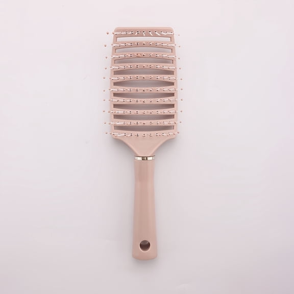 1pc Large Bone Pink Blue Green Hairbrush Curly Hair Comb Backhead Puffing Styling Tool Air Cushion Comb Long Hair Curly Hair Massage Big Curve Comb