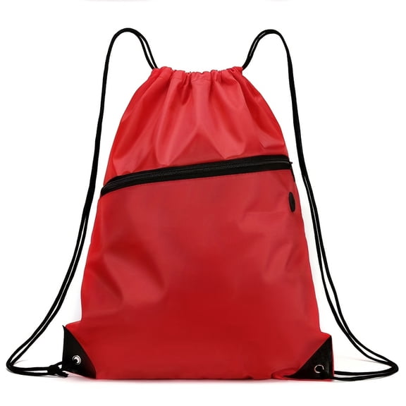 1pc Large Capacity Drawstring Bag, Backpack, Outdoor Sports Travel Bag, Toiletry Bag