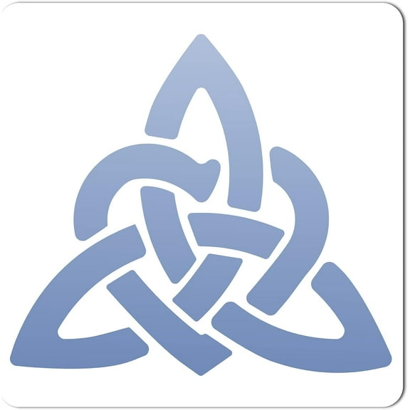 1pc Large Celtic Knot Stencils 12x12 Inch Reusable Triquetra Knot Stencil Viking Symbol Template Signs Decoration for Painting on Wood Wall Scrapbook Card Floor Canvas and Tile Drawing