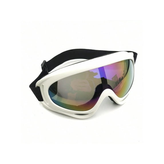 1pc Large Frame Polarized Ski Goggles for MenAndWomen,Windproof Snowproof UV ProtectionAnti-FogSnowboardGogglesForOutdoorSports (WHITE)