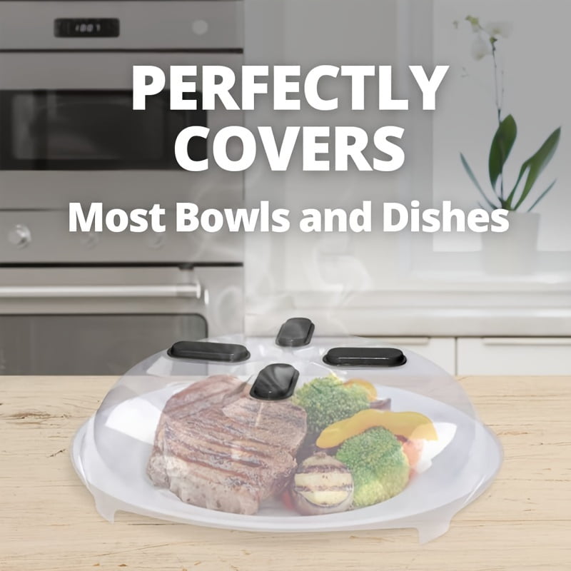 1pc Large Magnetic Microwave Cover For Food Microwave Splatter Cover 11 ...