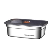 1pc Large Stainless Steel Food Container with Lid 1200ml, Meal Preparation Container Sealed Food Storage Room Kitchen Storage Container