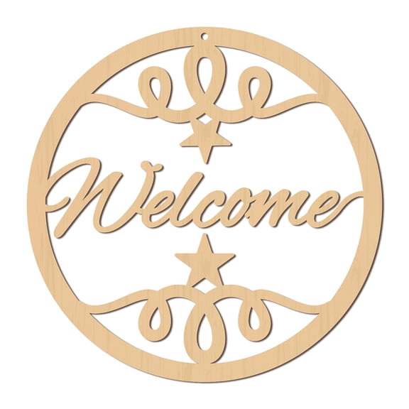1pc Laser Cut Wooden Wall Sculpture Torus Wall Art Home Decor Meditation Symbol Flat Round Word 25x25x0.6cm