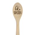 thumbnail image 1 of 1pc Laser Engraved Wooden Mixing Spoon, Let's Spoon Christmas Gift, 1 of 2