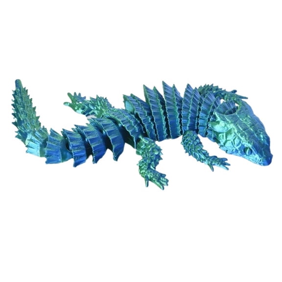 1pc Laser green 3D Printed Lizards, Home Office And Vehicle Decorations Landscaping Figurines Gifts Home Decorative