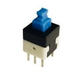 thumbnail image 1 of 1pc Latching 7x7mm Mini Tactile Push Button Switch On-Off DIP-6pins, 1 of 2