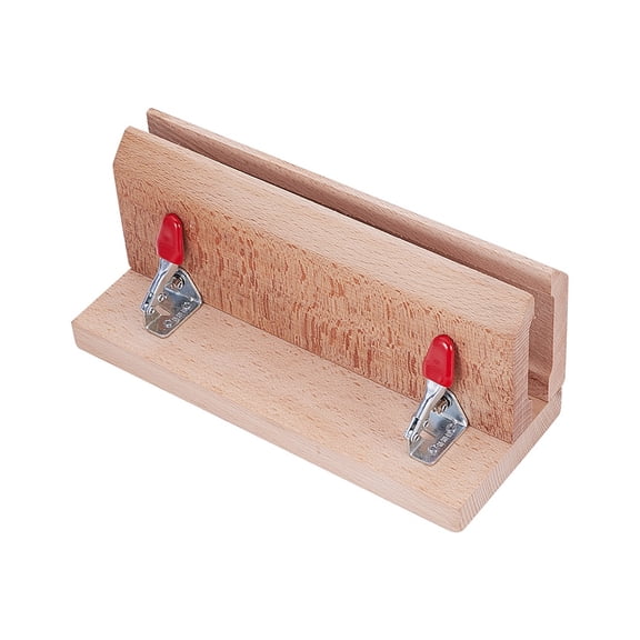 1pc Leather Sewing Tools Leather Craft Retaining Clip DIY Hand Tool set Table Desktop Stitching Lacing Pony Horse Clamp Tools Saddle Brown 25x10x11cm