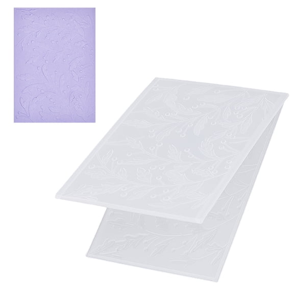 1pc Leaves Embossing Folder Plastic Embossing Folders for Card Making Plastic Template Photo Album Card for Paper Craft Photo Album Decorations 16.2x11.5cm