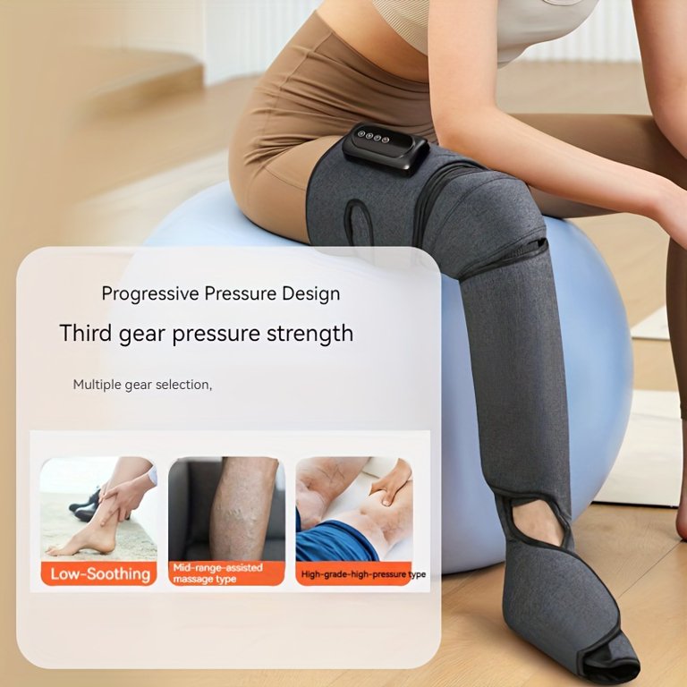 1pc Leg Wrap Massager, Rechargeable, Portable Monitor Control, Hot