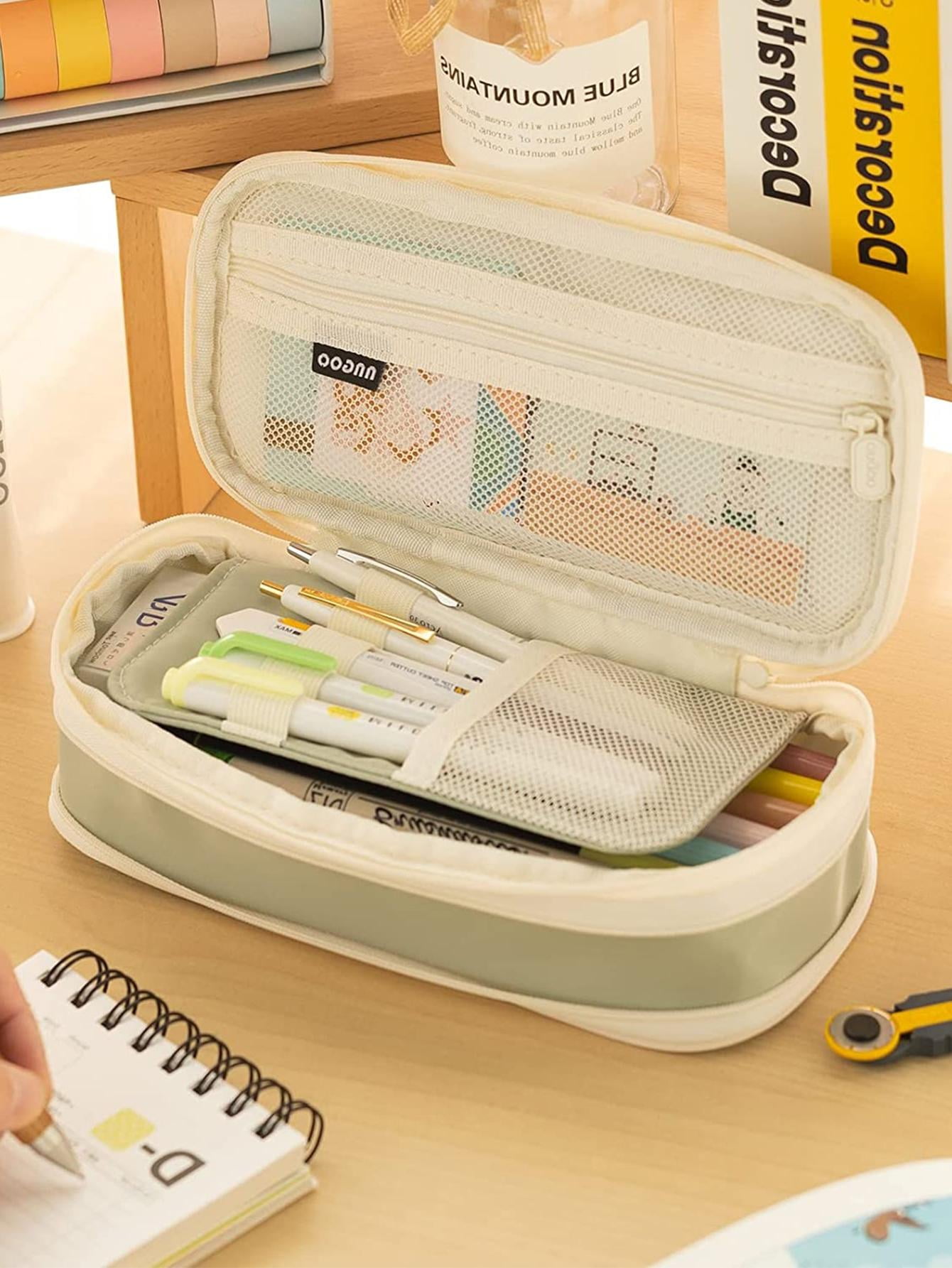 1pc Multifunction Pencil Case L8.7*W4.1*H2.6in 