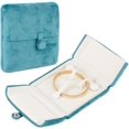 thumbnail image 1 of 1pc Lint Jewelry Packaging Velvet boxes Teal 10x4.7x9.9cm, 1 of 9