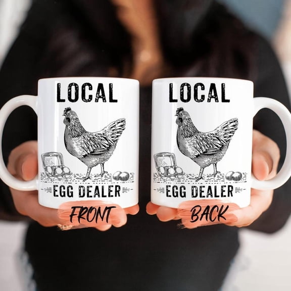 1pc Local Dealer Ceramic Coffee Mug 11 Oz Rooster Print Durable Lettering Ideal Home Office Use Unique Women Mom Friends