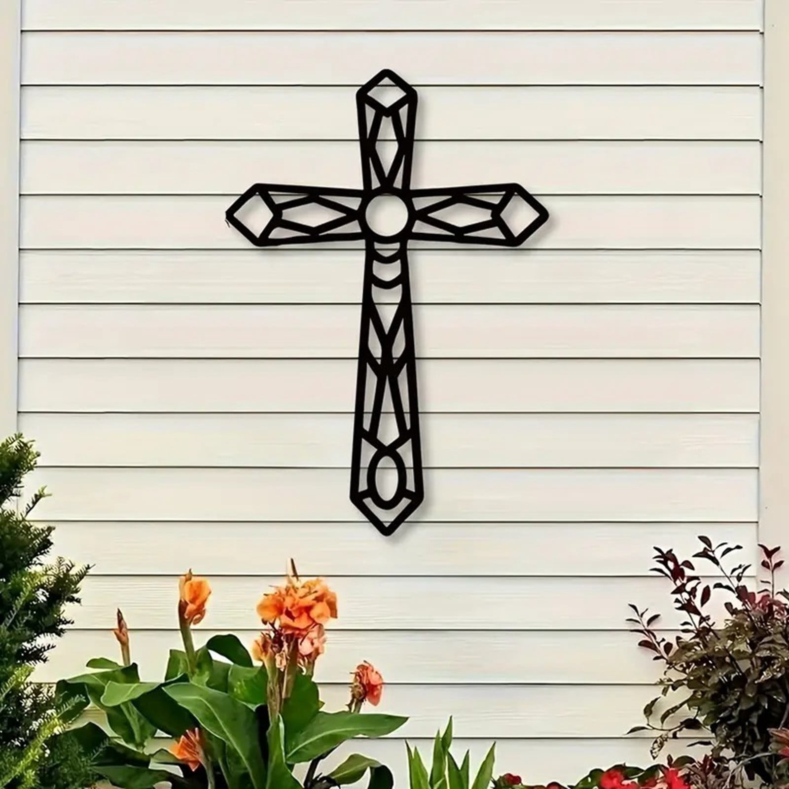 1pc Logo Wall Decoration Elegant Wall Decoration Modern Design Glass