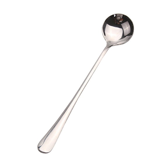 1pc Long Handle Spoon Stainless Steel Stirring Mixing Coffee Ice Cream Tea Y5 P2N3