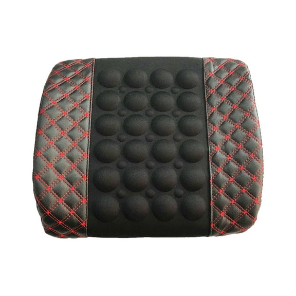 1pc Lumbar Massage Car Massage Cushion Lumbar Support Car Seat Back Support Waist Cushion