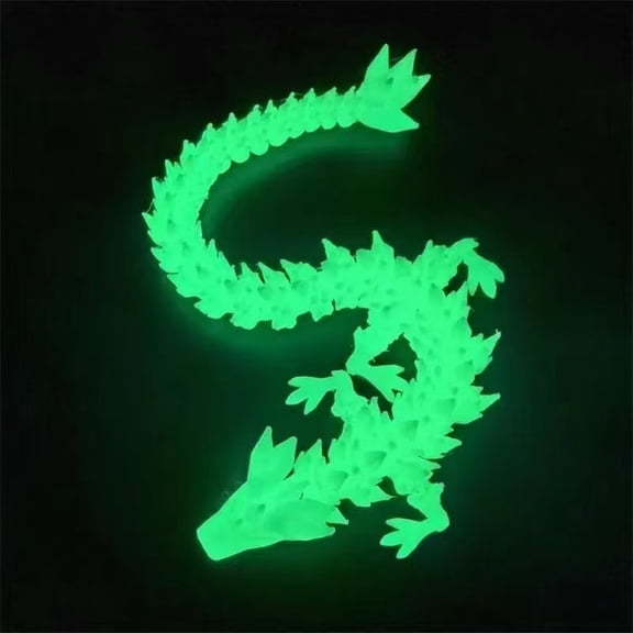 1pc Luminous Green Size: 22cm 3D Printed Dragon Egg Crystal Dragon Home & Car Ornament Dragon Gift Set Figurine Gift